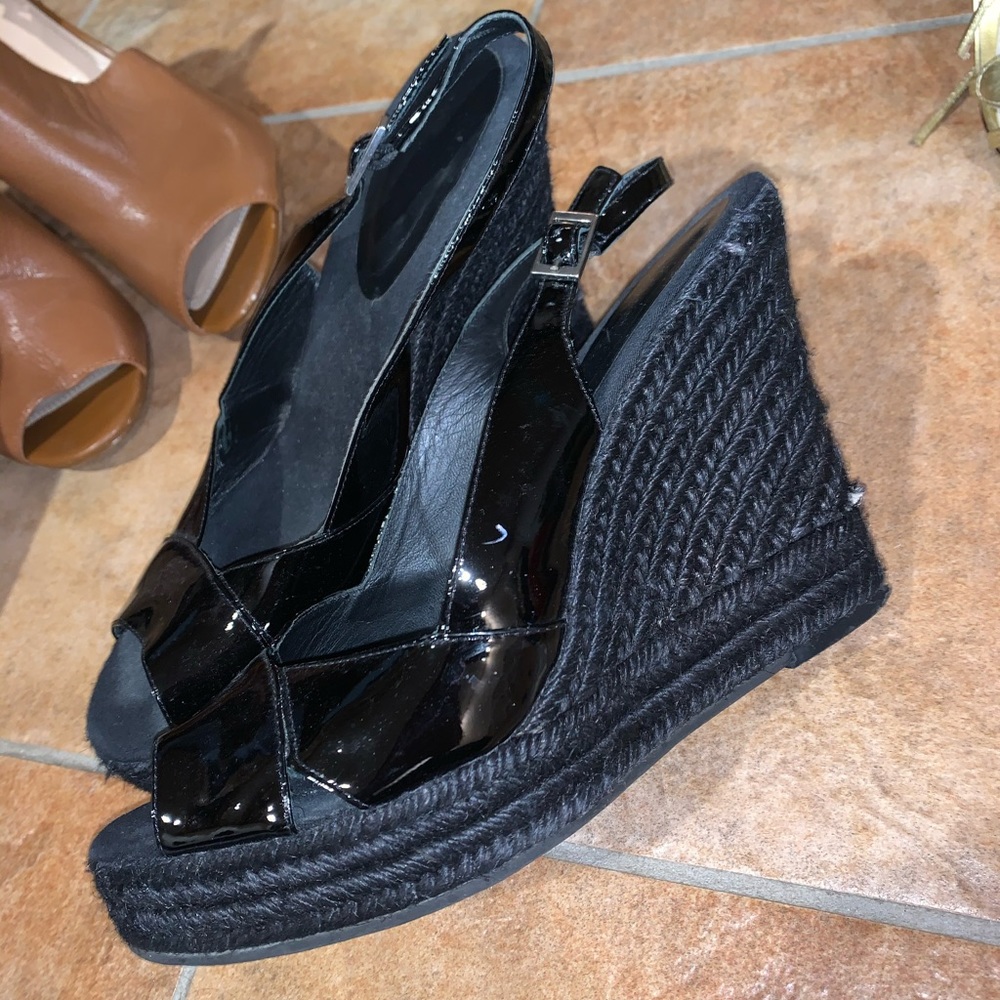 Banana republic Black Wedges